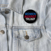 Anti-Trump - Vrouwen tegen Trump Ronde Button 5,7 Cm (In situ)