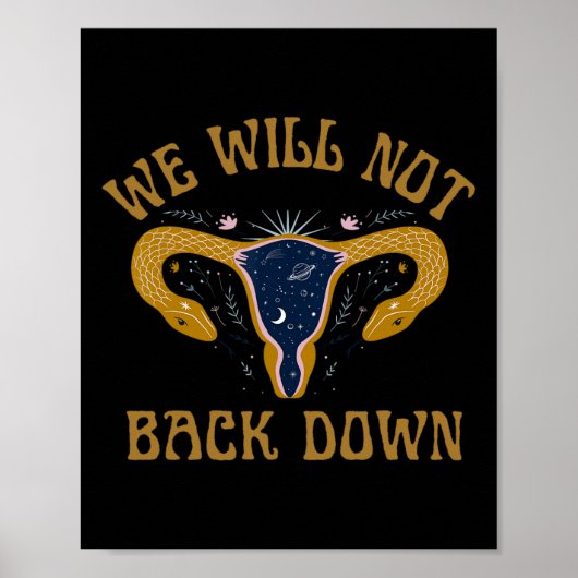 Anti-Trump vrouwenrechten protesteren tegen libera Poster (Voorkant)