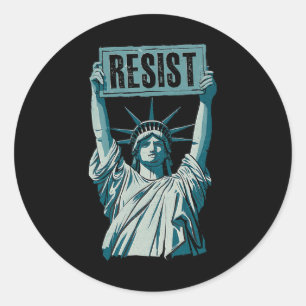 Anti-trump Weersta niet mijn president Ronde Sticker