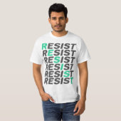 Anti-Trump weerstaan T-shirt (Voorkant volledig)
