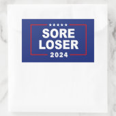 Anti-Trump zere verliezer 2024 Rechthoekige Sticker (Tas)
