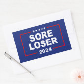 Anti-Trump zere verliezer 2024 Rechthoekige Sticker (Envelop)