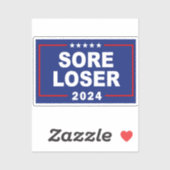 Anti-Trump zere verliezer 2024 Sticker (Vel)