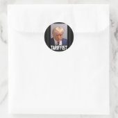 anti-trumpetariër ronde sticker (Tas)