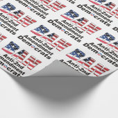 Anti-tweede amendement-BAN-Democraten Cadeaupapier (Hoek)