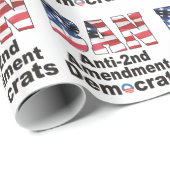 Anti-tweede amendement-BAN-Democraten Cadeaupapier (Rol Hoek)