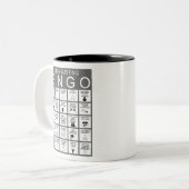 Anti-Unie Bingo Two-Tone Coffee Mok (Voorkant links)