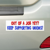 Anti-Unie Bumpersticker (Op auto)