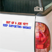 Anti-Unie Bumpersticker (Op Truck)