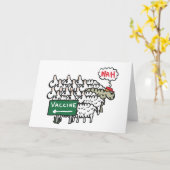 Anti-Vaccinatie tegen vapier Kaart (Gele Bloem)