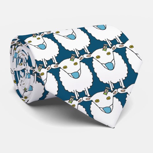 Anti-Vaccinatie tegen vapier Stropdas (Opgerold)