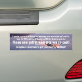 Anti-vaccinatiemandaten Bumpersticker (Op auto)