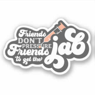 Anti-vaccinmandaat Sticker