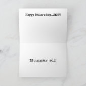 Anti-Vaderdag-kaart, slechte vaders familiedisfunc Kaart (Binnen)