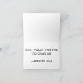 Anti-Vaderdag-kaart, slechte vaders familiedisfunc Kaart (Binnen)