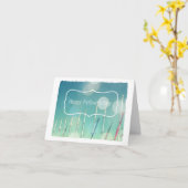 Anti-Vaderdag-kaart, slechte vaders familiedisfunc Kaart (Gele Bloem)