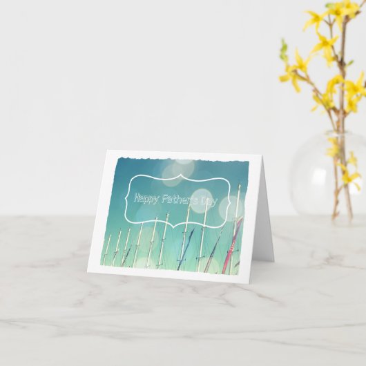 Anti-Vaderdag-kaart, slechte vaders familiedisfunc Kaart (Gele Bloem)