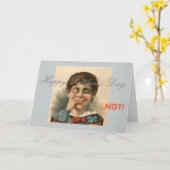 Anti-Vaderdag-kaart, slechte vaders familiedisfunc Kaart (Gele Bloem)