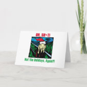 Anti-vakantiecadeaus Feestdagen Kaart (Voorkant)