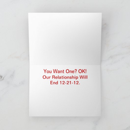 Anti-Valentijn Black Cupid Commitment Kaart (Binnen)