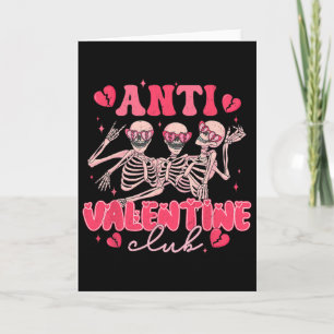 Anti Valentijn Club Grappig Skelet Feest Valentijn Kaart