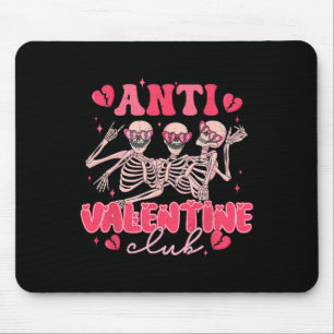 Anti Valentijn Club Grappig Skelet Feest Valentijn Muismat