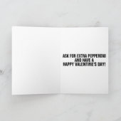 ANTI-VALENTIJN DAG FUN PIZZA KAART (Binnen)