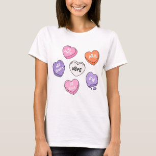 Anti-Valentijn hart Snoep T-shirt