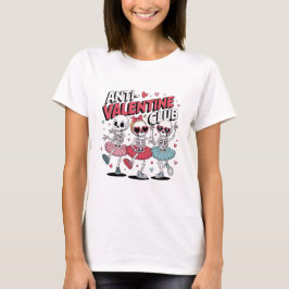 Anti Valentijn Meiden Club T-Shirt | Sarcastische