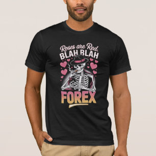 Anti Valentijn Rozen Zijn Rood Crypto HODL Bitcoin T-shirt