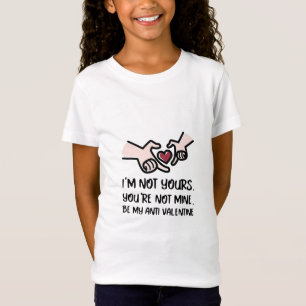 Anti valentijn Schattige hart T-shirt