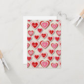 Anti-Valentijns 2021 Bite Me - Wit Kaart (Voorkant / Achterkant in situ)