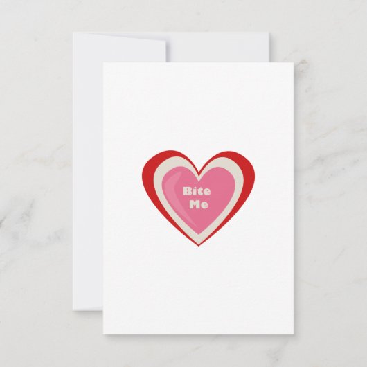 Anti-Valentijns 2021 Bite Me - Wit Kaart (Achterkant)