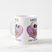 Anti-Valentijnsbeker Koffiemok (Voorkant links)