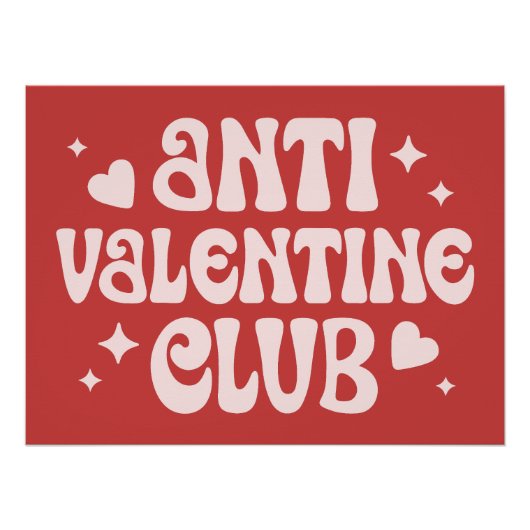 Anti Valentijnsclub Perfect Poster (Voorkant)