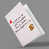 Anti-Valentijnsdag Beer Funny Kaart