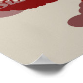 Anti-Valentijnsdag Cupid Art Poster (Hoek)