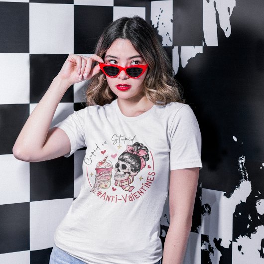 Anti-Valentijnsdag Cupid is stut T-shirt