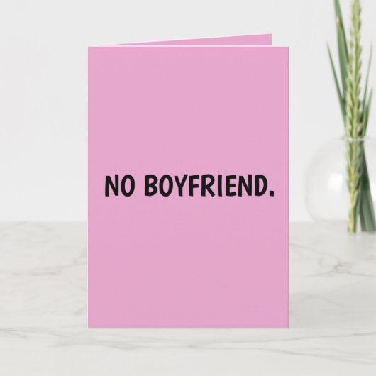 ANTI-valentijnsdag FUN NIEUWE GROET KAART VRIEND (Voorkant)