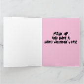 ANTI-VALENTIJNSDAG FUNNY Wenskaart Kaart (Binnen)