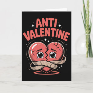 Anti Valentijnsdag Gebroken Hart Schattig Gebroken Kaart
