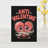 Anti Valentijnsdag Gebroken Hart Schattig Gebroken Kaart (Gele Bloem)