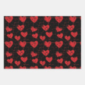 Anti-Valentijnsdag Gebroken harten Patroon 7 Inpakpapier Vel (Voorkant)