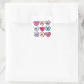 Anti Valentijnsdag Grappig Single Bewustzijn Vierkante Sticker (Tas)
