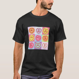 Anti Valentijnsdag Grappig Snoep Valentijnse  Hart T-shirt