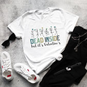 Anti Valentijnsdag Grappige skeletten dansen Humor T-shirt