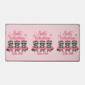 Anti Valentijnsdag Grappige Wasbeer Schattige Kawa Bureaumat (Voorkant)