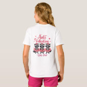 Anti Valentijnsdag Grappige Wasbeer Schattige Kawa T-shirt (Achterkant volledig)