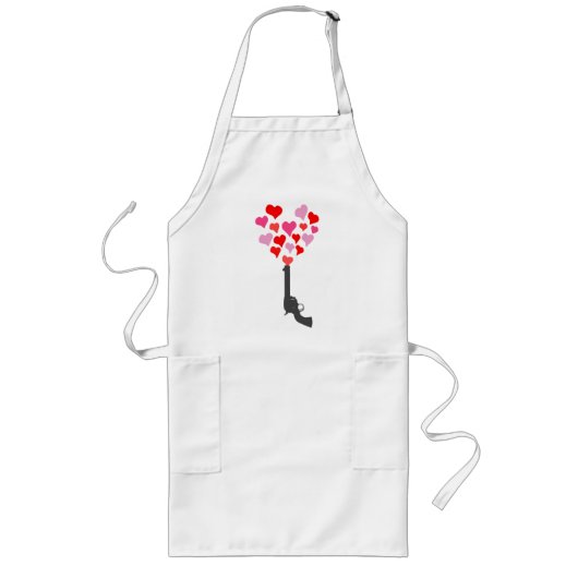 Anti-Valentijnsdag Lang Schort (Voorkant)