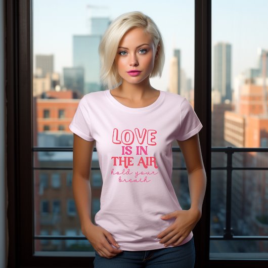 Anti Valentijnsdag Liefde is in de lucht T-shirt
